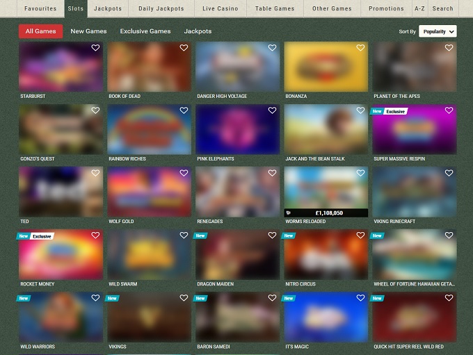 Mr Smith Casino screenshot 2