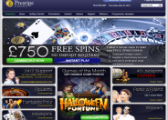 Prestige CasinoHome Page