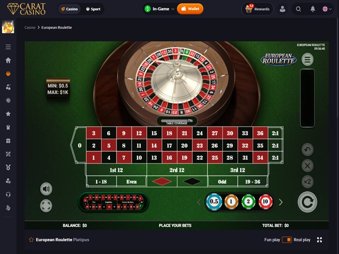 CaratCasino screenshot 6