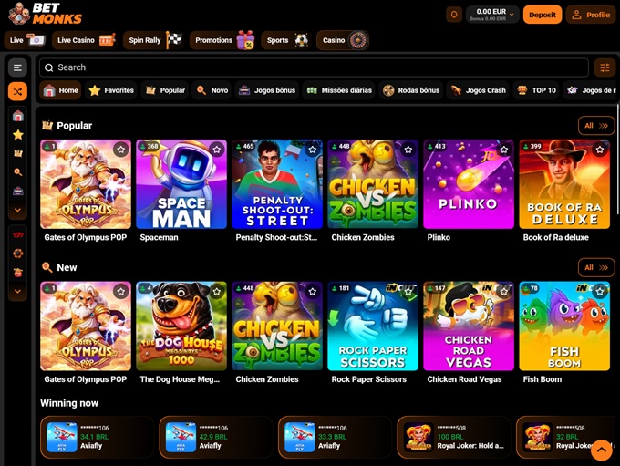 Bet Monks screenshot 2