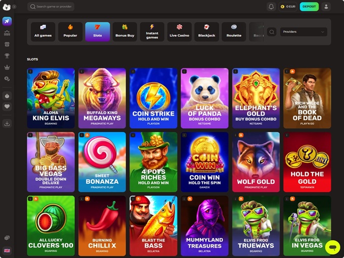 Oliver Casino screenshot 2