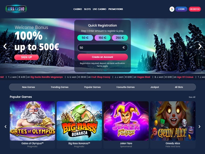AuraKasino screenshot 1