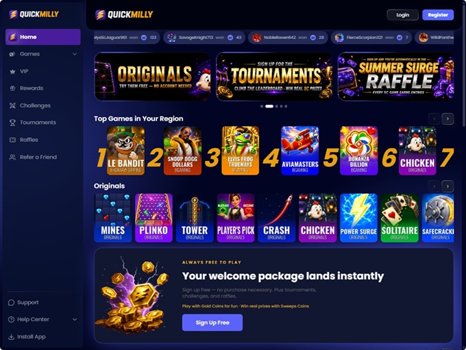 QuickMilly screenshot 1