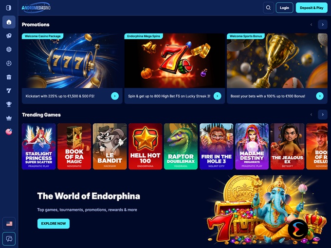 Andromedasino screenshot 1