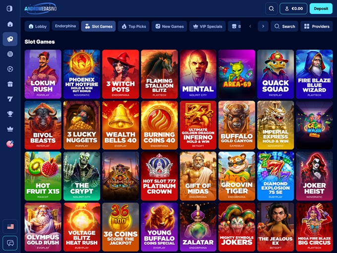 Andromedasino screenshot 2