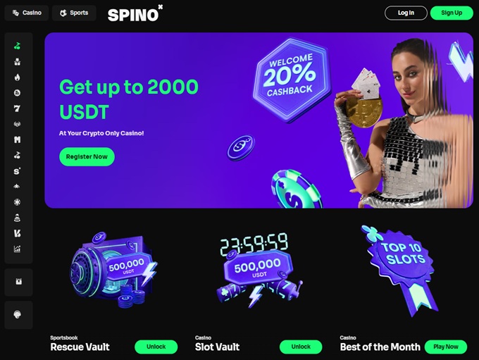 Spino Casino screenshot 1