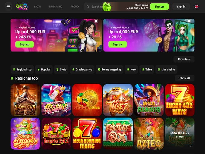 GameSpot Casino lobby