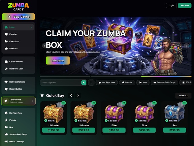 ZumbaCards screenshot 1