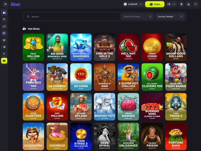 5Bet Casino screenshot 2