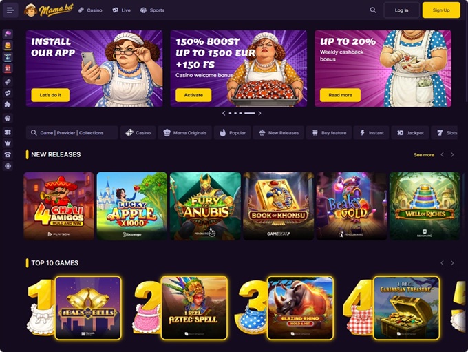 Mama.bet screenshot 1