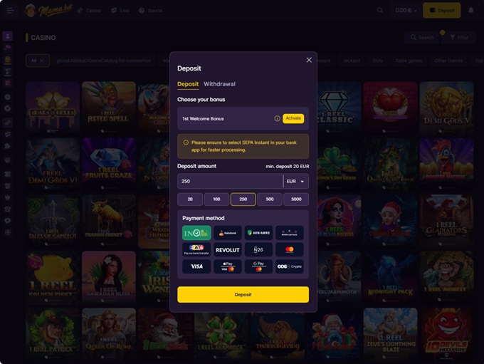 Mama.bet screenshot 3