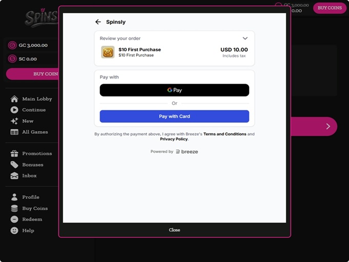 Spinsly screenshot 3