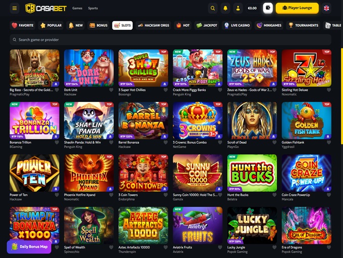 Casabet Casino screenshot 2