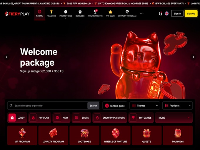 Fiery Play lobby