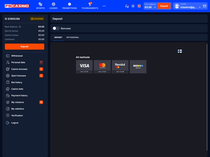 FS Casino screenshot 3