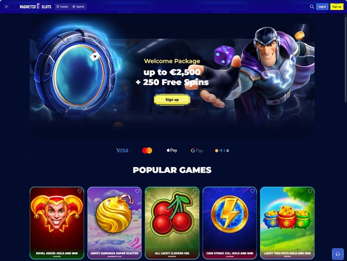 MagneticSlots lobby
