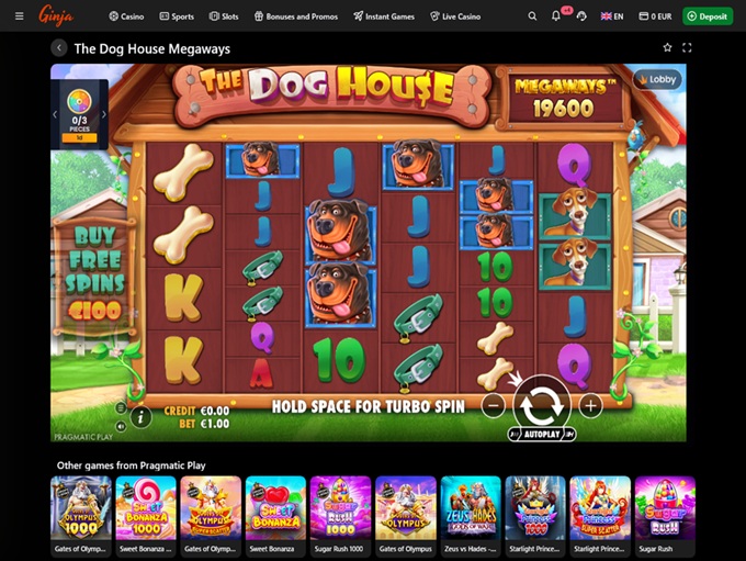 Ginja Casino screenshot 4