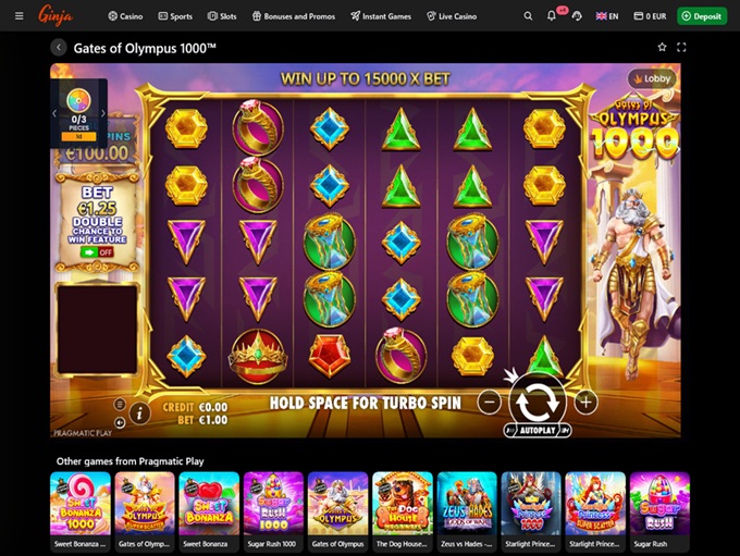 Ginja Casino screenshot 5