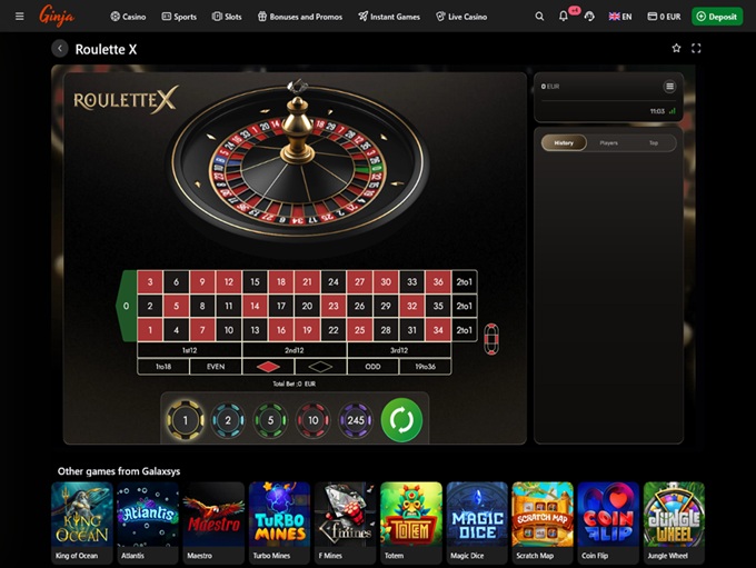 Ginja Casino screenshot 6