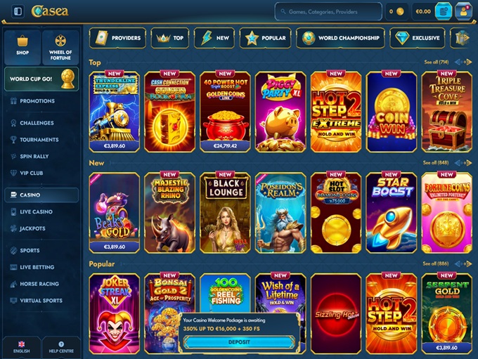 Casea Casino screenshot 2