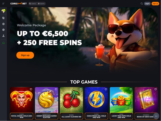 Corgibet Casino screenshot 1