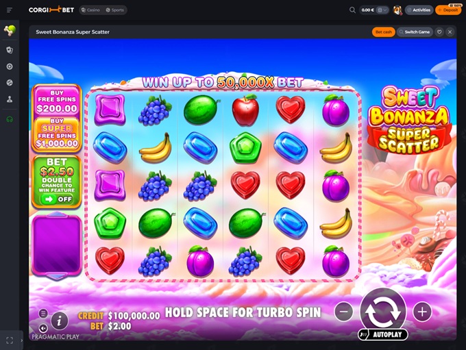 Corgibet Casino screenshot 4