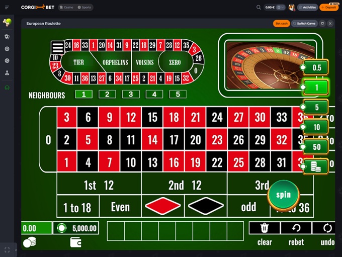Corgibet Casino screenshot 6