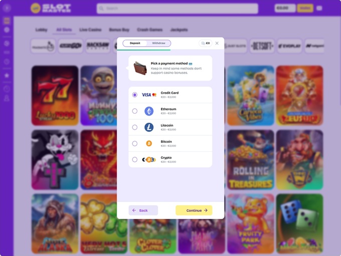 Slotmaster Casino screenshot 3