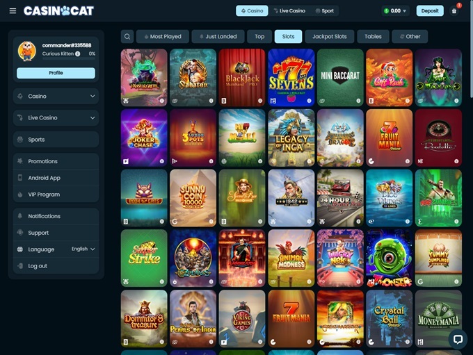 CasinoCat screenshot 2