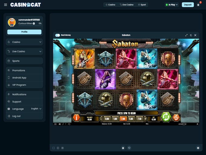CasinoCat screenshot 4