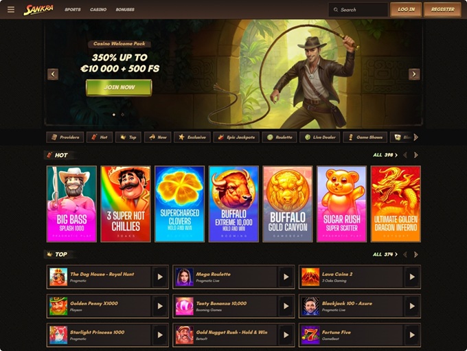 Sankra Casino lobby