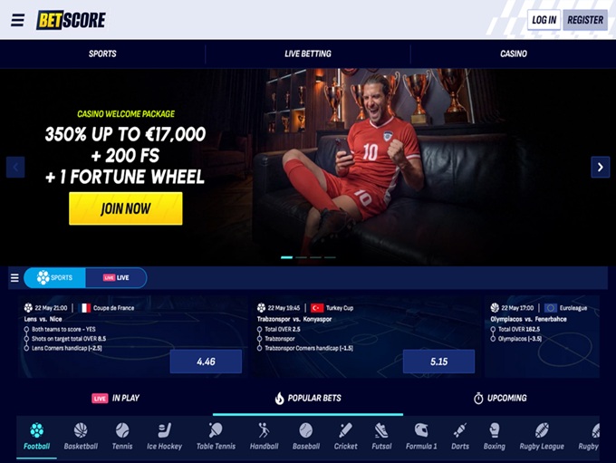 BetScore Casino screenshot 1