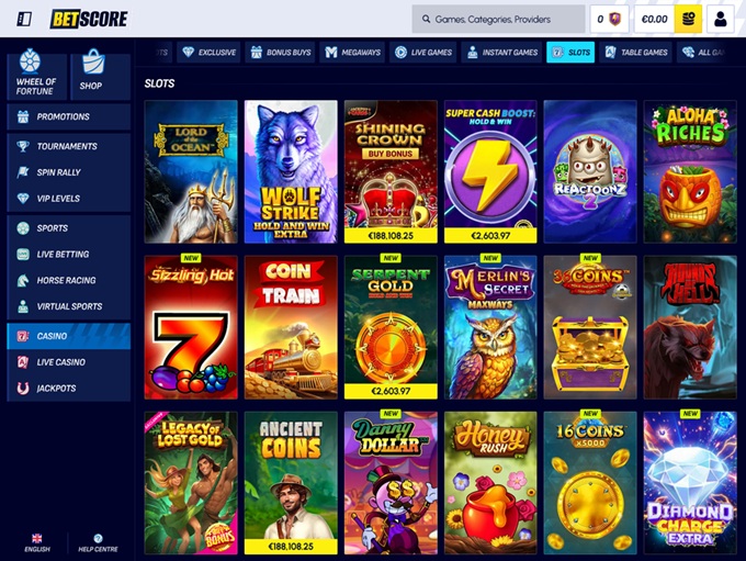 BetScore Casino screenshot 2
