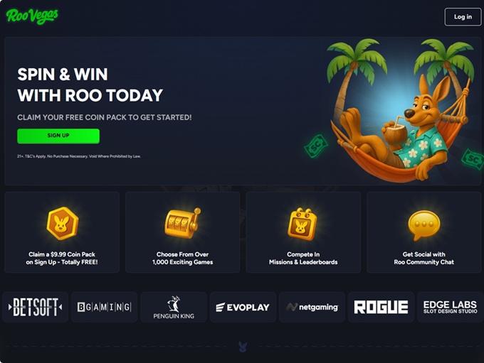RooVegas lobby