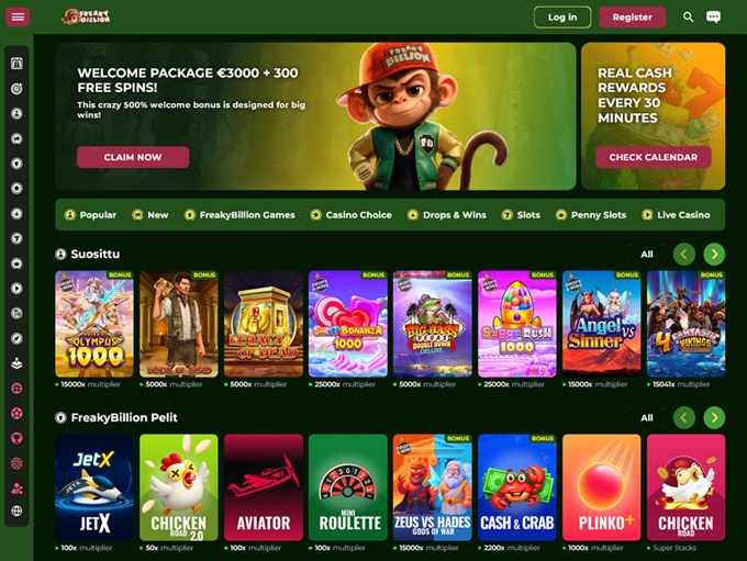 FreakyBillion lobby