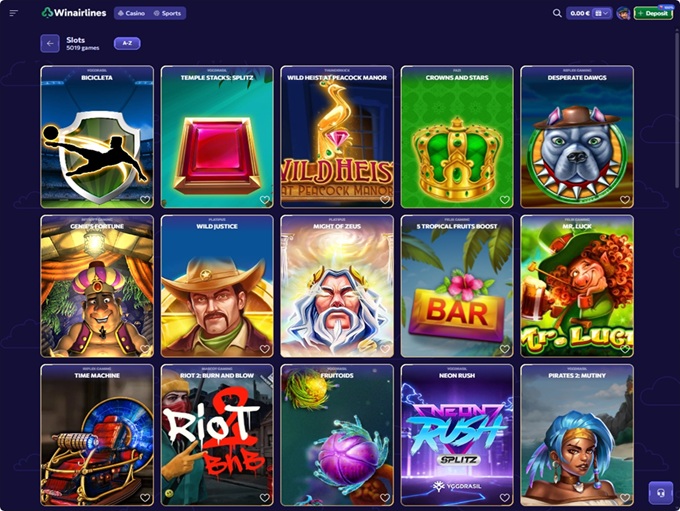 Winairlines screenshot 2