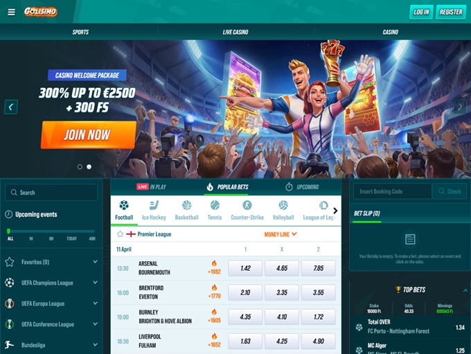 Golisimo Casino screenshot 1