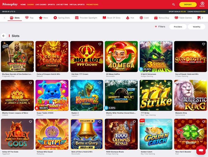 MonoPlay Casino screenshot 2