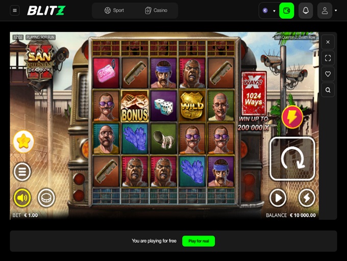 Blitz.Bet Casino screenshot 4