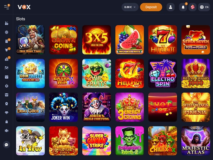 VOX Casino screenshot 2