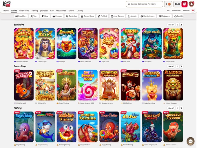 Longfu88 Casino screenshot 2