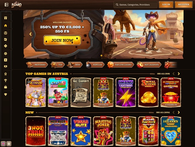 Lizaro Casino screenshot 1