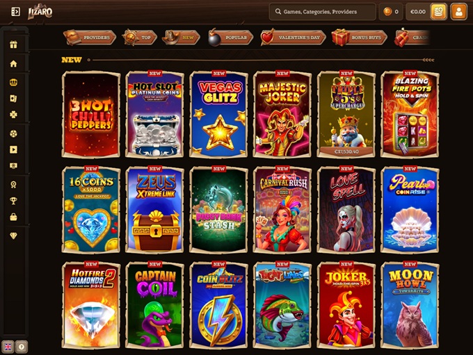 Lizaro Casino screenshot 2