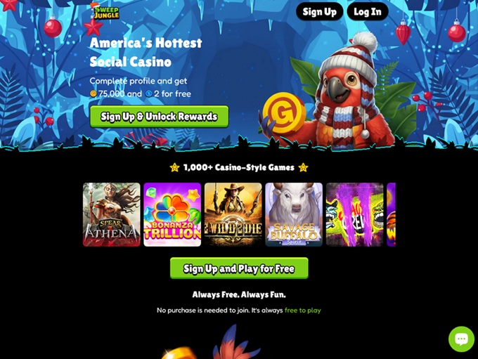 Sweep Jungle lobby