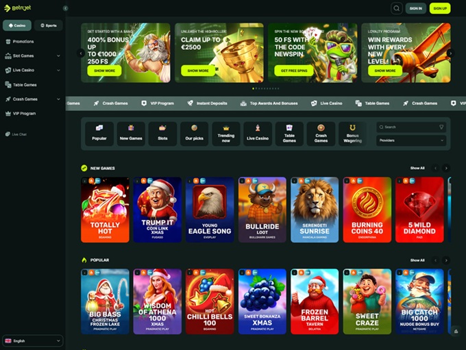 BetNjet lobby
