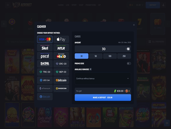 Aerobet screenshot 3