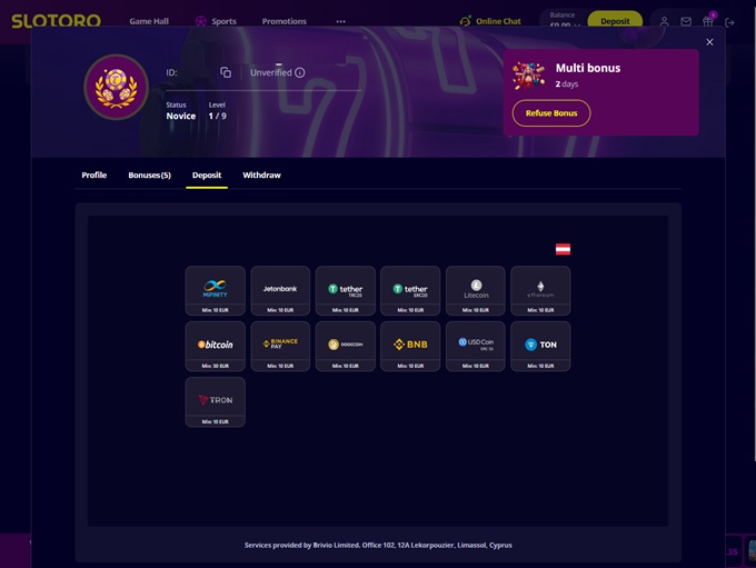 Slotoro screenshot 3