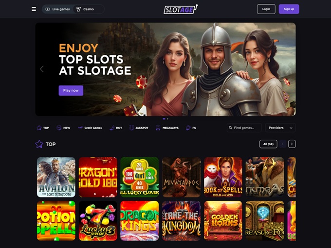 Slotage lobby
