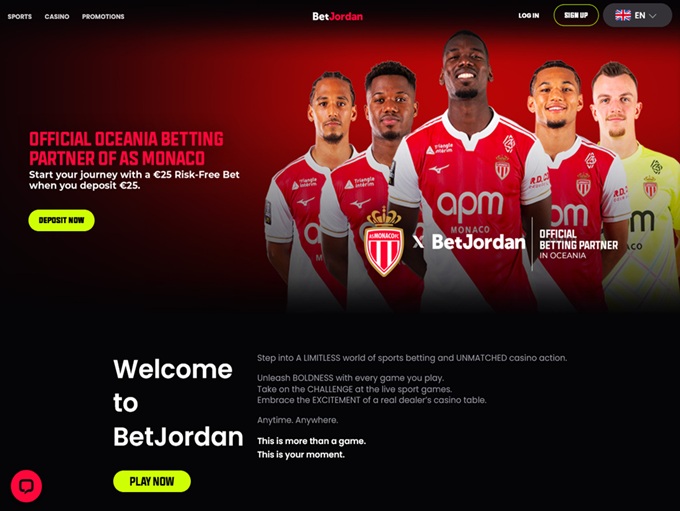 BetJordan lobby