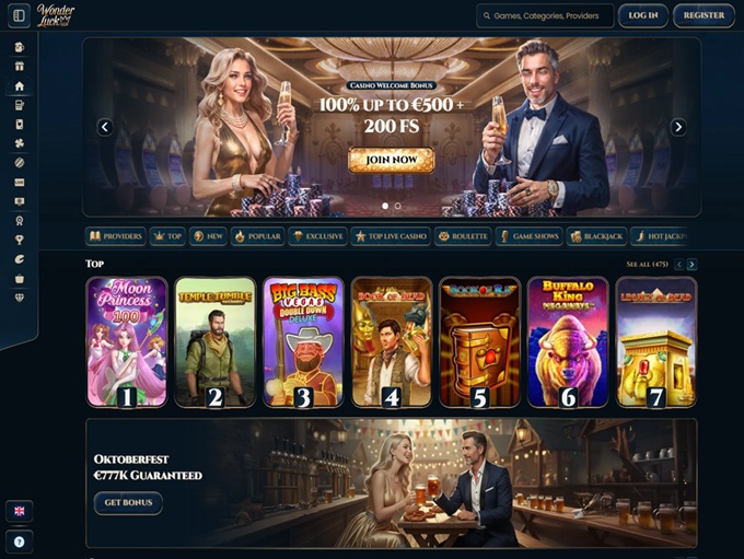 WonderLuck Casino screenshot 1